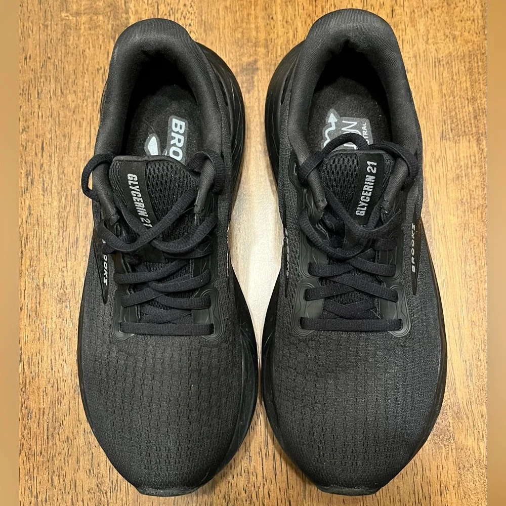 Women’s Brooks Glycerin 21 Size 7.5 Medium Black/Ebony - Picture 3 of 7
